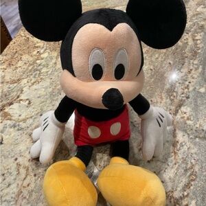 Disney Mickey Mouse Plush Toy - Black, Red, Yellow